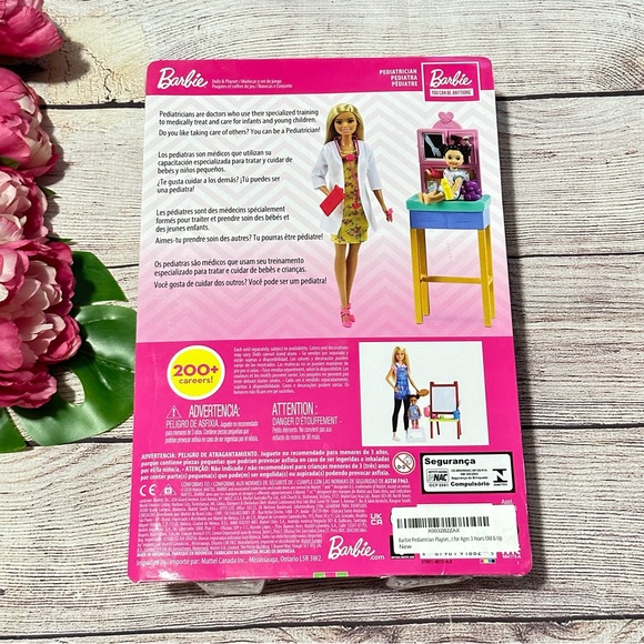 Barbie Careers Pediatrician Doll Playset Blonde Doctor NEW - Picture 5 of 6